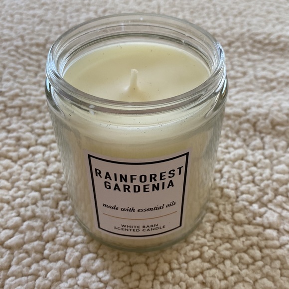 Bath & Body Works Other Nwt Bbw White Barn Rainforest Gardenia Single Wick Candle Poshmark
